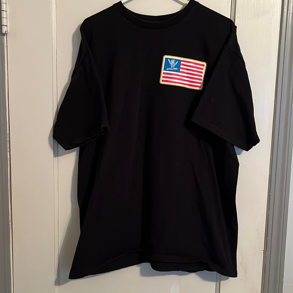 Shred to your dead black graphic T-shirt